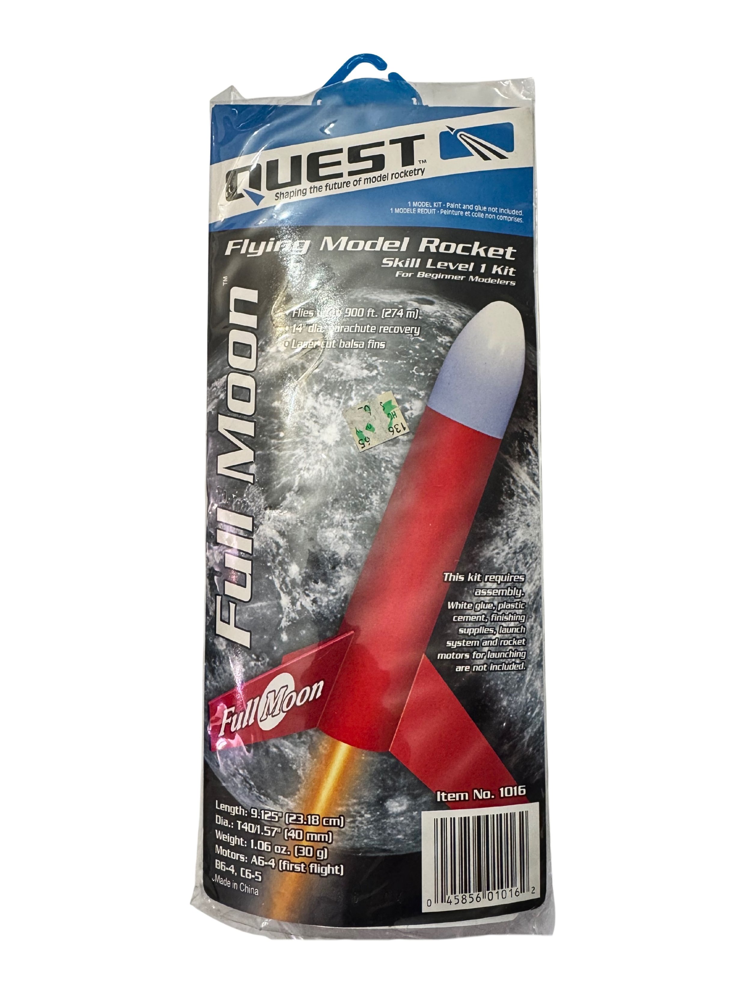 Quest-50 飛行機キット Quest — Vintage Model Rockets / Model Rocket Kits for Sale | Estes